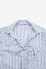 Leclair tie marine shirt