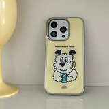 ミュージックエポキシシルバーバンパースマートフォンケース