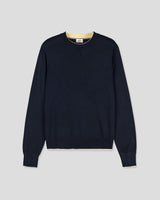 (UNISEX) Colorblock Round Knit