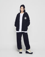 25FW BASIC LOGO NAPPING ZURRY PANTS BLACK