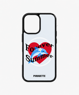 フォーエバー サマー マグセーフ グラス バンパーケース(WHITE)