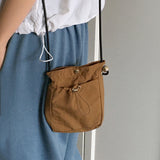 Lago nylon string mini shoulder crossbag