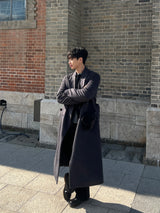 Solari Double-Breasted Long Coat (2 Colors)