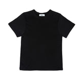 90's スカラップステッチネックTシャツ (BLACK)