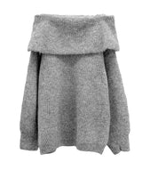 Roto Loose Fit Knit Off-Shoulder Top