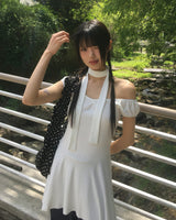 Cus Puff Layered Mini Dress Set