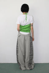 CHECK BLOCK SWEATPANTS