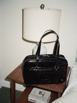 Classic ribbon school bag_black