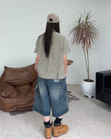 エルト パッチ カーペンター バミューダパンツ