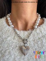Pearl Heart Necklace