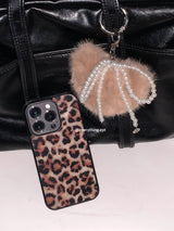 heart fur keyring