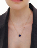 26SS★ [Premium Plating] Penisense AB Goutte Necklace Lapis Lazuli