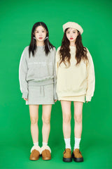ヘビーウェイトミニスカートスウェットセット / Heavy weight miniskirt sweat set