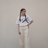 ホワイトリボンTシャツ