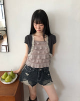Multe Bolero Short Sleeve T-Shirt