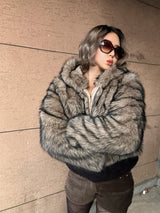 Sado Hoodie Fur Jacket