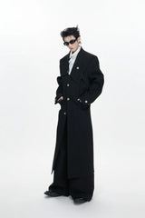 Tailored Split Hem Overcoat