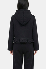 Chloe Check-Lined Hood Jacket