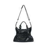 COR FRONT DOUBLE BELTED LEATHER TOTE BAG UNISEX