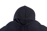 Auburn Punching Pendant Hood Knit Cardigan