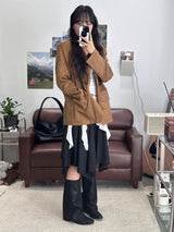 LAP FLARE SKIRT