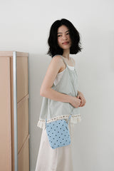 cross pouch (blue dot)