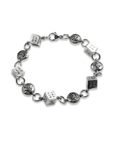 DICE BALL CHAIN BRACELET(20.5CM)