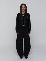 Leather Biker Jacket_Black