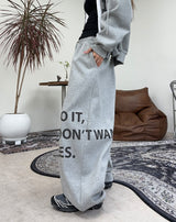 フレノレタリングスウェットパンツ