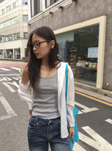 Vicky Basic Ribbed Round Sleeveless