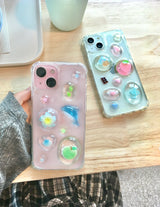 [MADE] ブルーミングドルフィンレジンケース