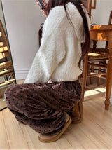 [F/W]Hairy crop hood knit(3color)