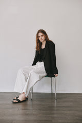 Boy wool jacket (Black)