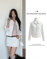 Haze Metal Stud Cotton Jacket