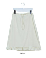 Veloce Frill Banding Midi Skirt