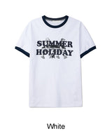 ホリデーリンガーショートスリーブTシャツ