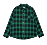 A-ekid overfit check pocket shirt