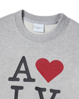25FW LOVE ADLVスウェットシャツ メランジ