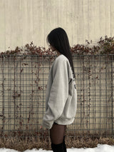 [UNISEX] U.S.A Andrew ピグメントブラッシュラグランスウェット (2 colors)