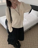 Double ring necklace