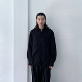 Deep Black Vertical Texture Shirt
