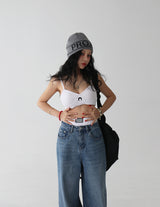 [UNISEX] ウェーブレタリングビーニー
