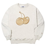 BIG CHERRY スウェットTシャツ - OATMEAL