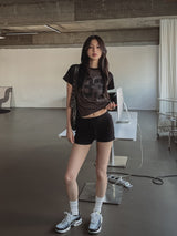 Micro banding short pants
