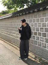 Tailed Padded Hooded Vest 3C