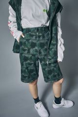 迷彩ジップパンツ