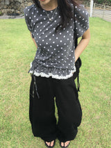 Plain Dot Pigment Short Sleeve (3c)