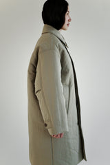 Oversized puffer coat, Khaki