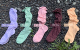 Laris Banding See-Through Knee Socks