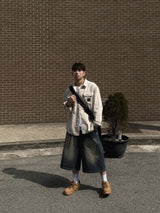 PEAR BASIC BERMUDA DENIM